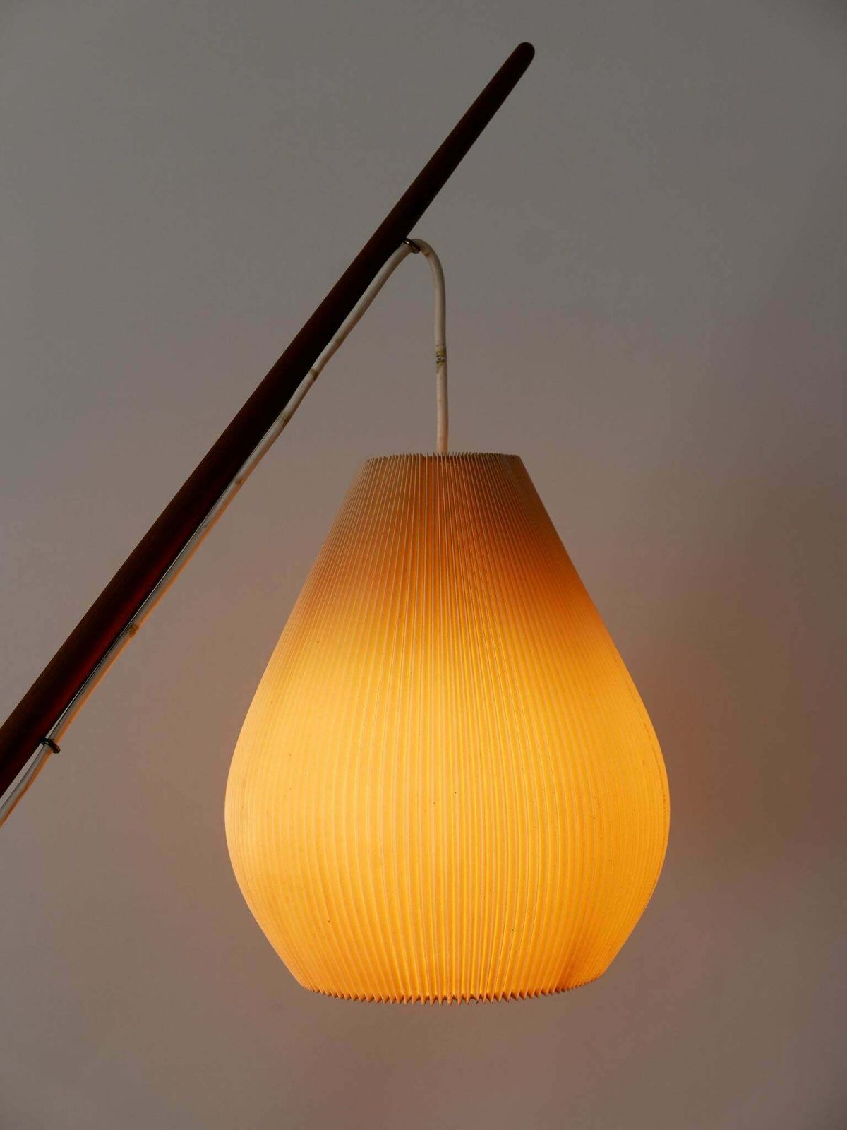 Exceptional Fishing Pole Floor Lamp By Svend Aage Holm Sørensen Denmark 1950s photo 6126.0