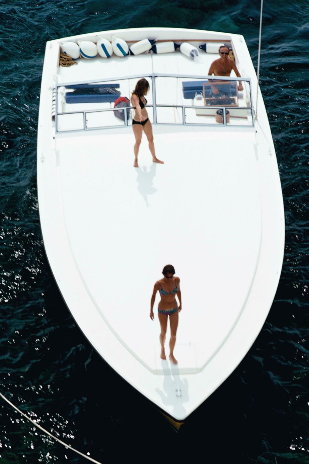 Speedboat Landing By Slim Aarons   Limited Edition photo for sale