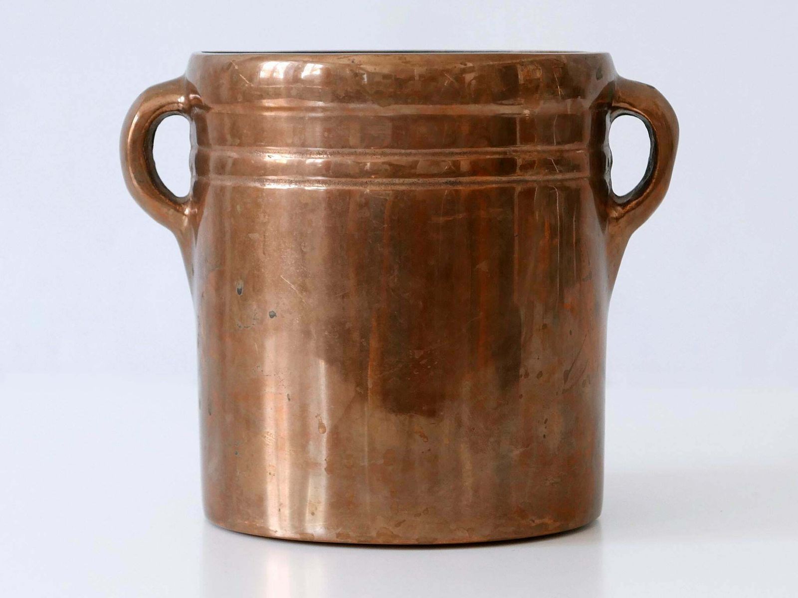 Exceptional Bronze Champagne Cooler Or Ice Bucket By Esa Fedrigolli For Esart photo furniture