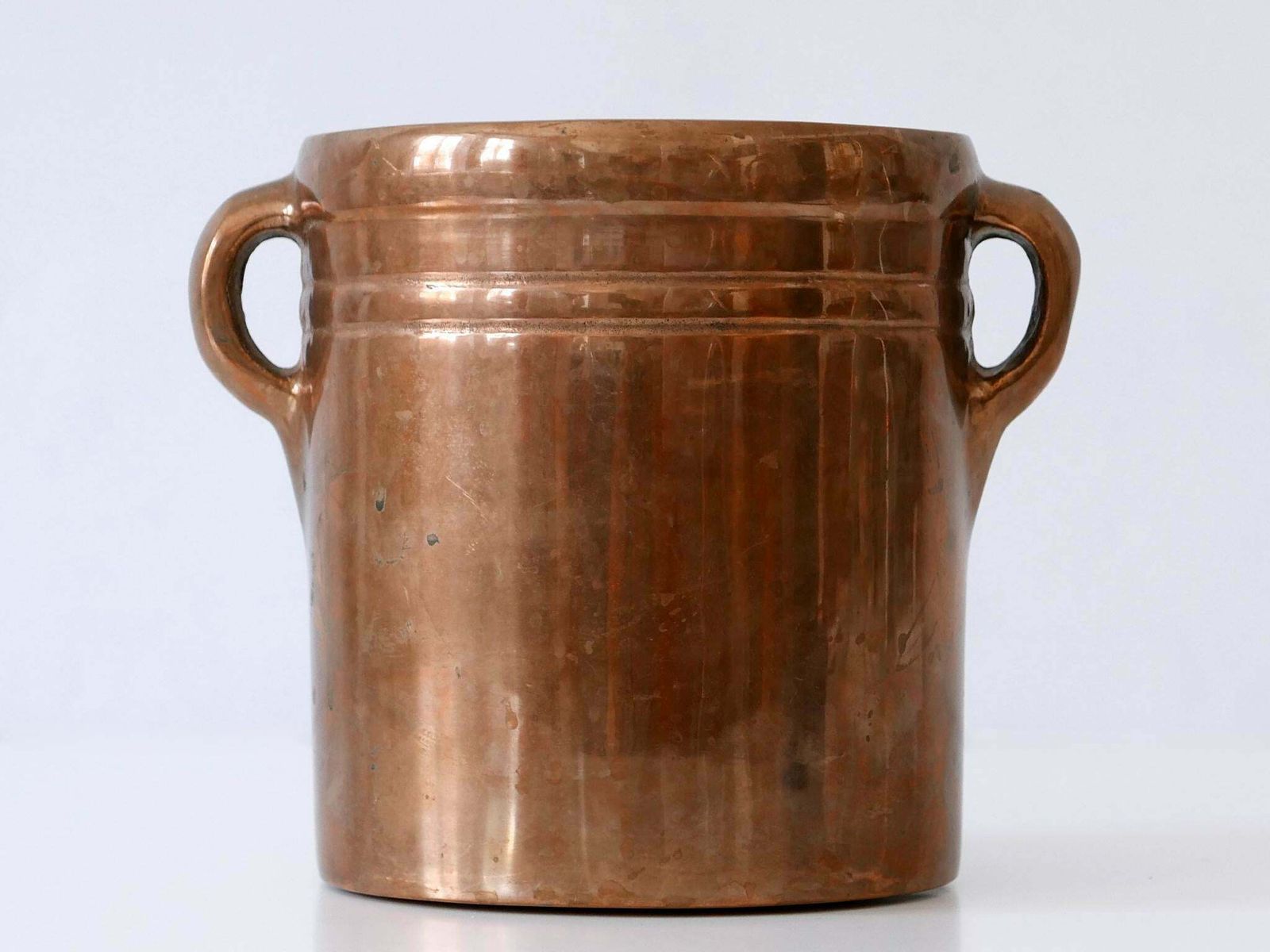 Exceptional Bronze Champagne Cooler Or Ice Bucket By Esa Fedrigolli For Esart photo for sale