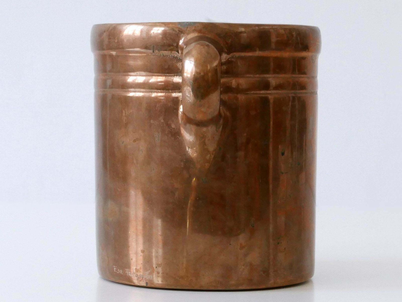 Exceptional Bronze Champagne Cooler Or Ice Bucket By Esa Fedrigolli For Esart photo vinterior
