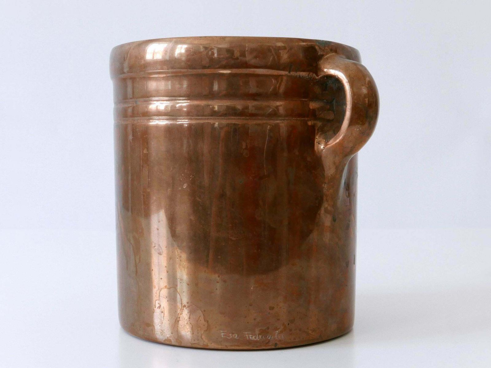 Exceptional Bronze Champagne Cooler Or Ice Bucket By Esa Fedrigolli For Esart photo buy