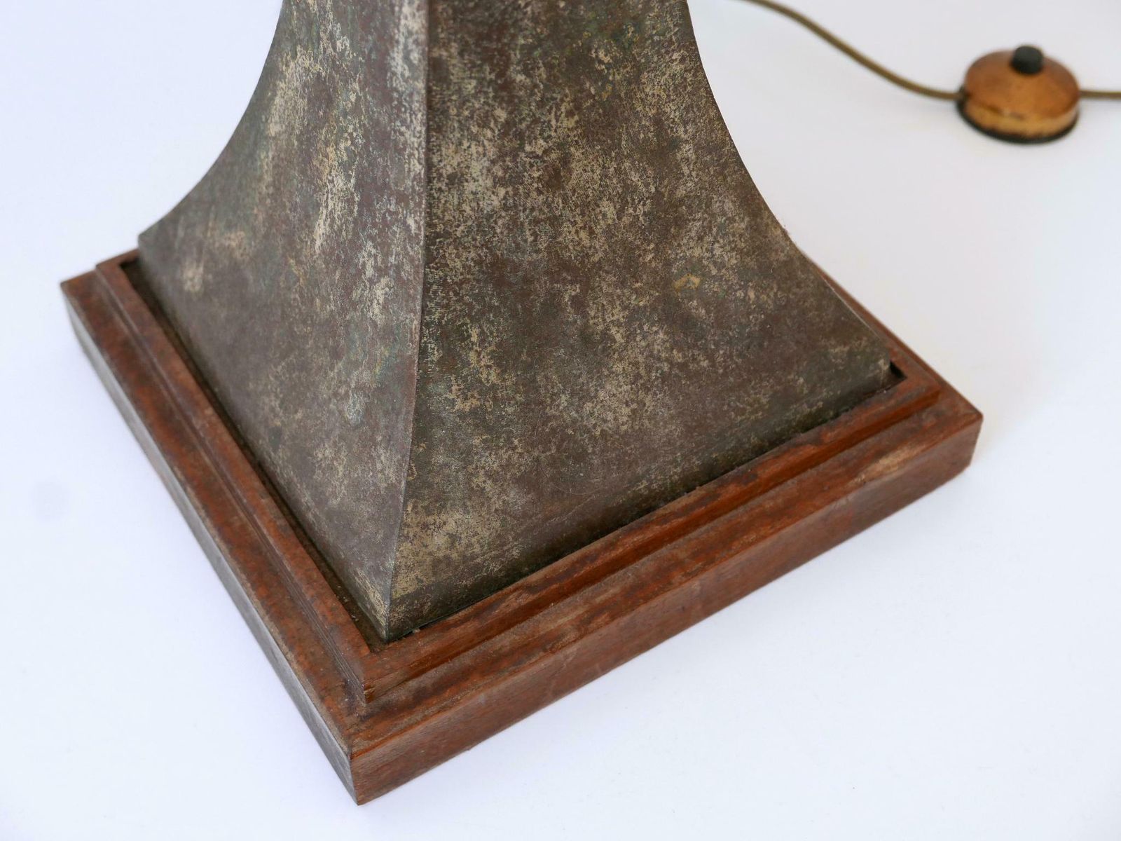 photo vintage Verdigris Bronze Floor Lamp By Stewart Ross James For Hansen Lighting, 1960s