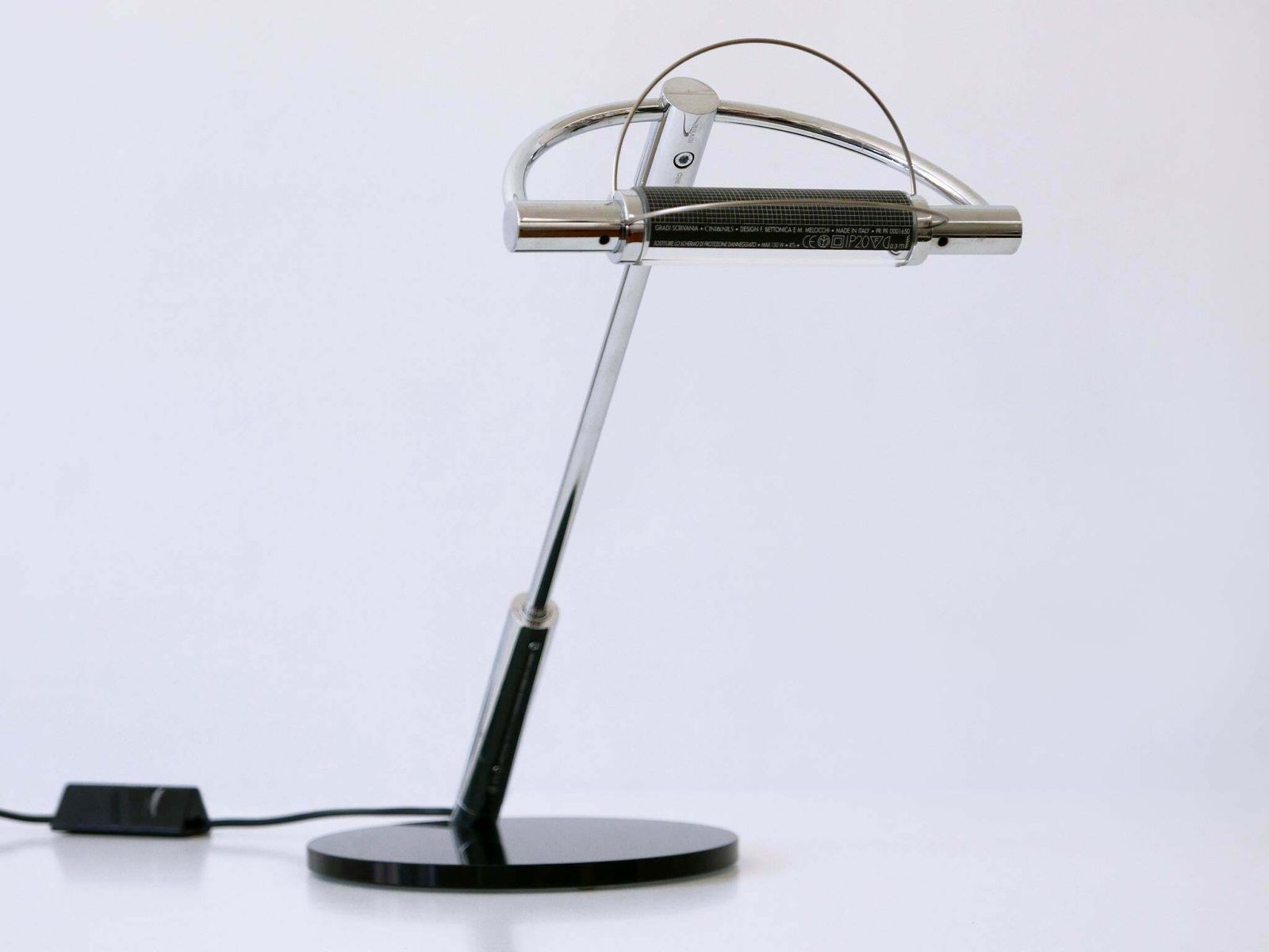Table Lamp Gradi Scrivania By Bettonica E Melocchi For Cini And Nils Italy 1990s photo vinterior