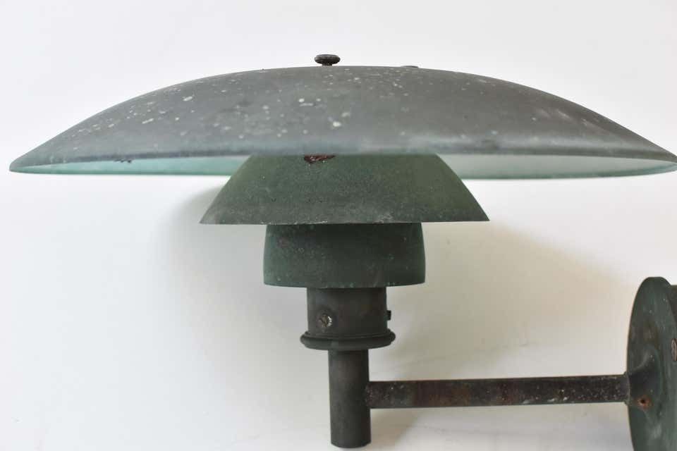 Set Ph 4.5 Copper Wall Lamps By Poul Henningsen For Louis Poulsen, Dk 1980s photo furniture