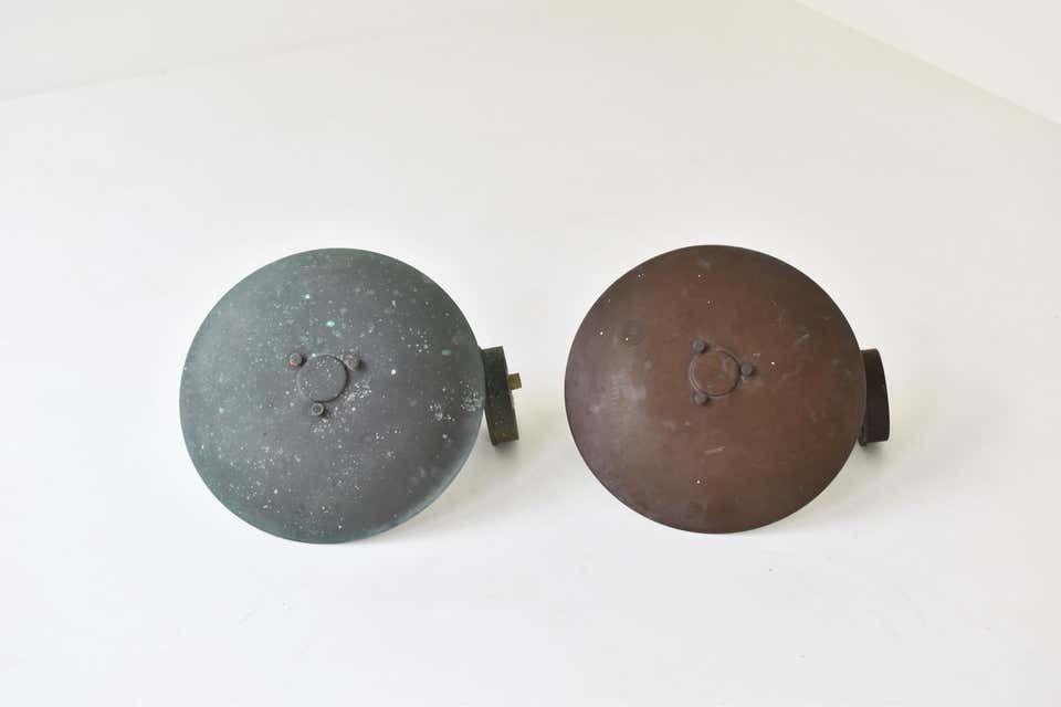 4000.0 Set Ph 4.5 Copper Wall Lamps By Poul Henningsen For Louis Poulsen, Dk 1980s photo