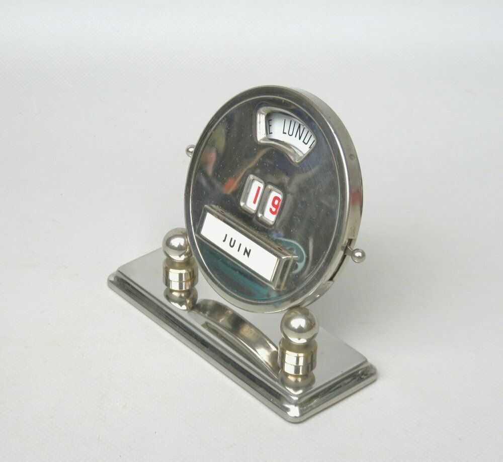 Art Deco French Perpetual Calendar From Mistral, 1920s photo Home Decor