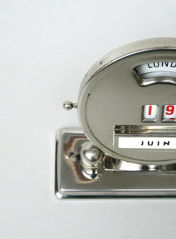 Art Deco French Perpetual Calendar From Mistral, 1920s photo vintage