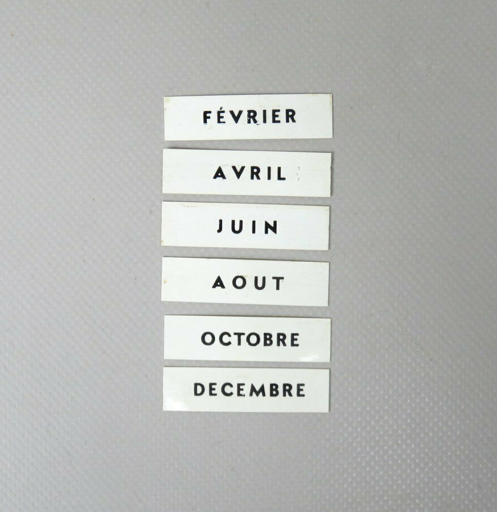 979.2 Art Deco French Perpetual Calendar From Mistral, 1920s photo