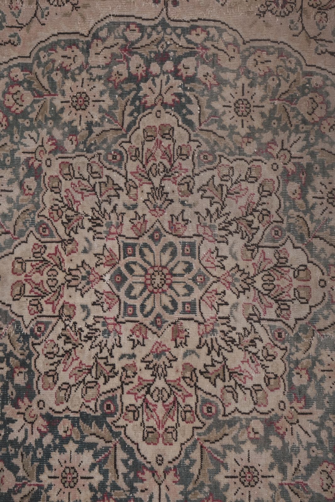 Vintage Turkish Sparta Carpet   Large Square Area Rug photo buy
