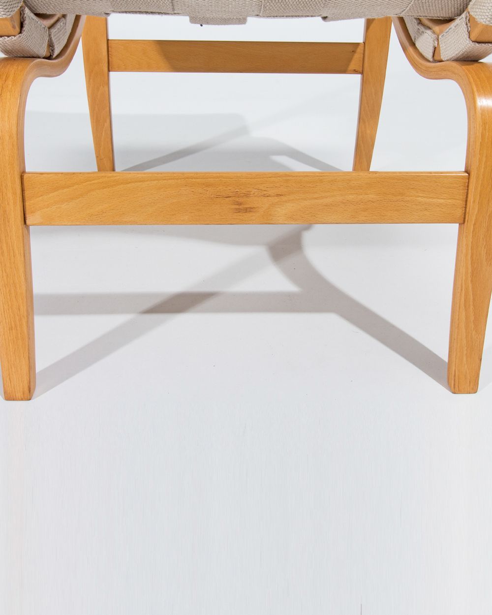 photo furniture Bruno Mathsson Eva Armchairs In Beech & Linen, Mid Century Swedish Design 1960’s