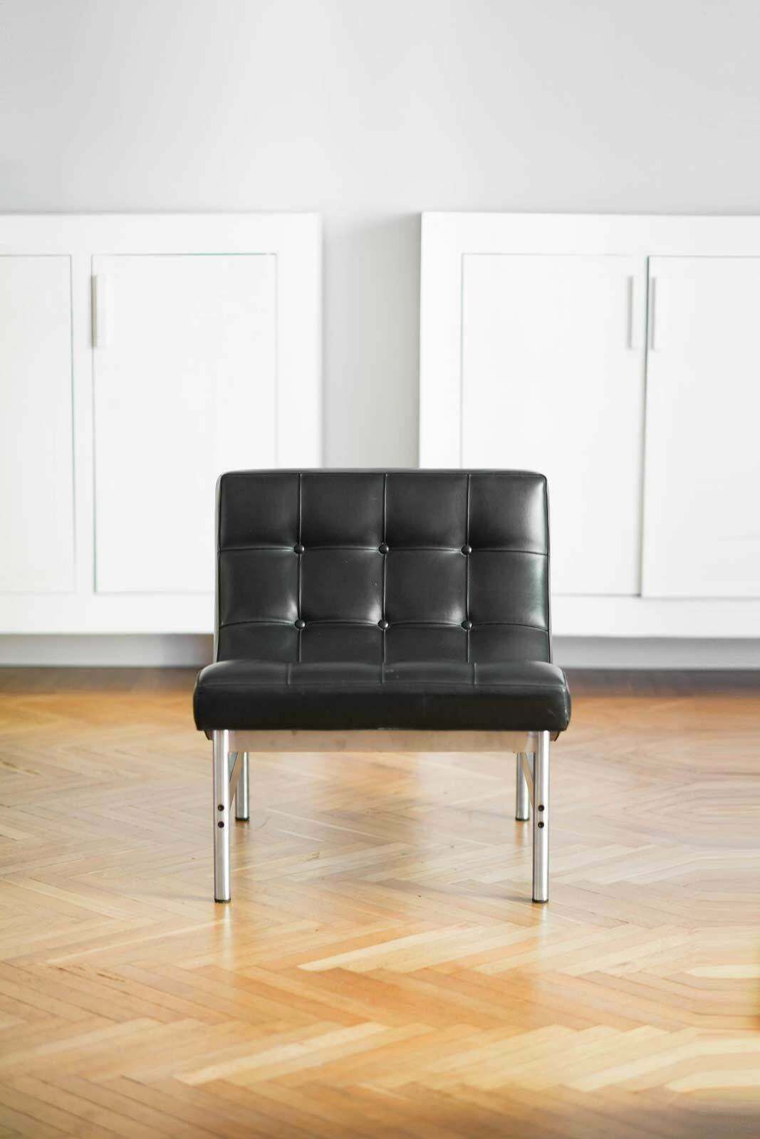 Mid Century Eco Leather Chairs ''Set Of 2'' photo buy