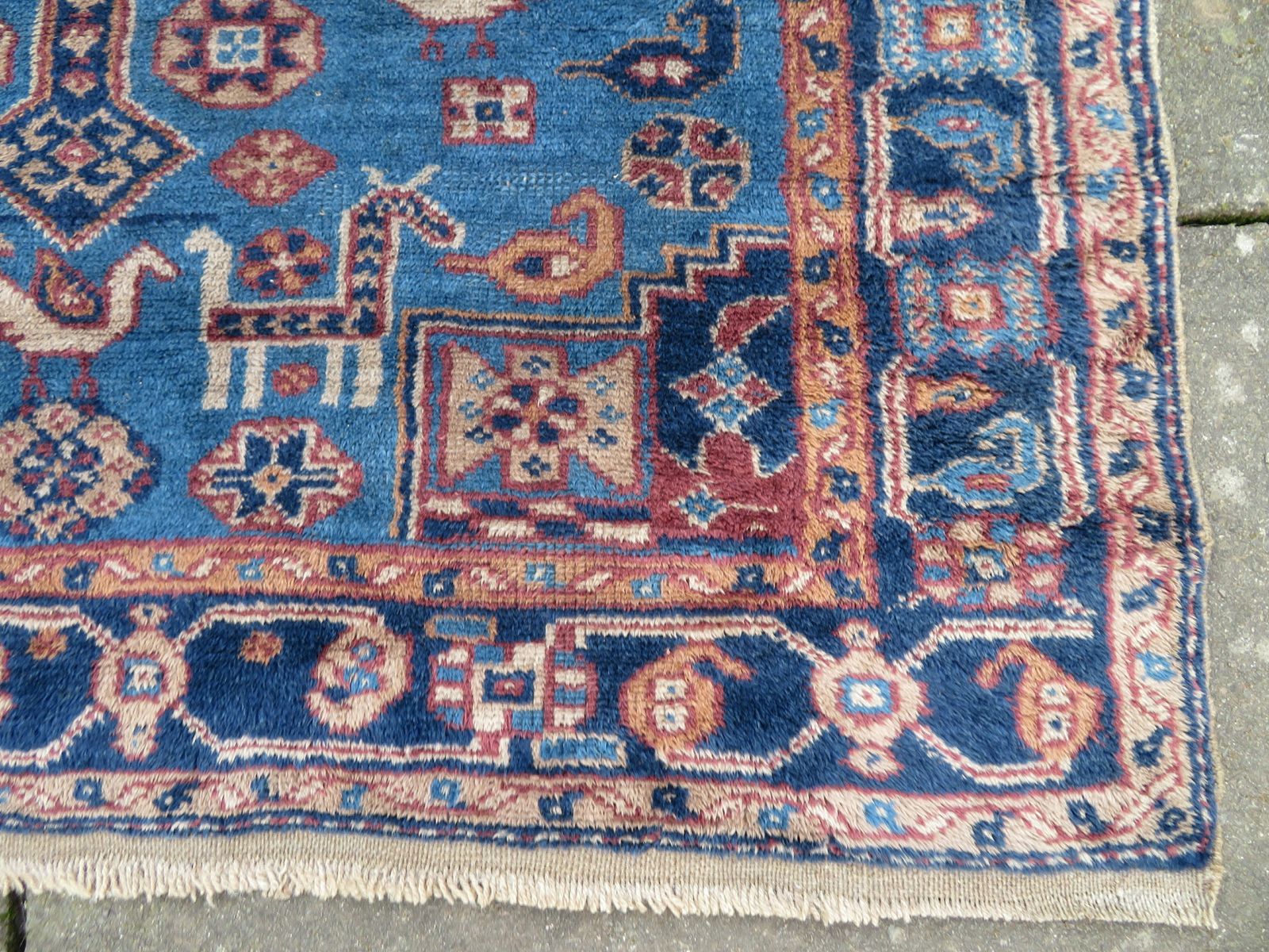 Antique Turkish Yuruk Kurdish Rug. Eastern Anatolia. 217cm X 122cm. photo furniture