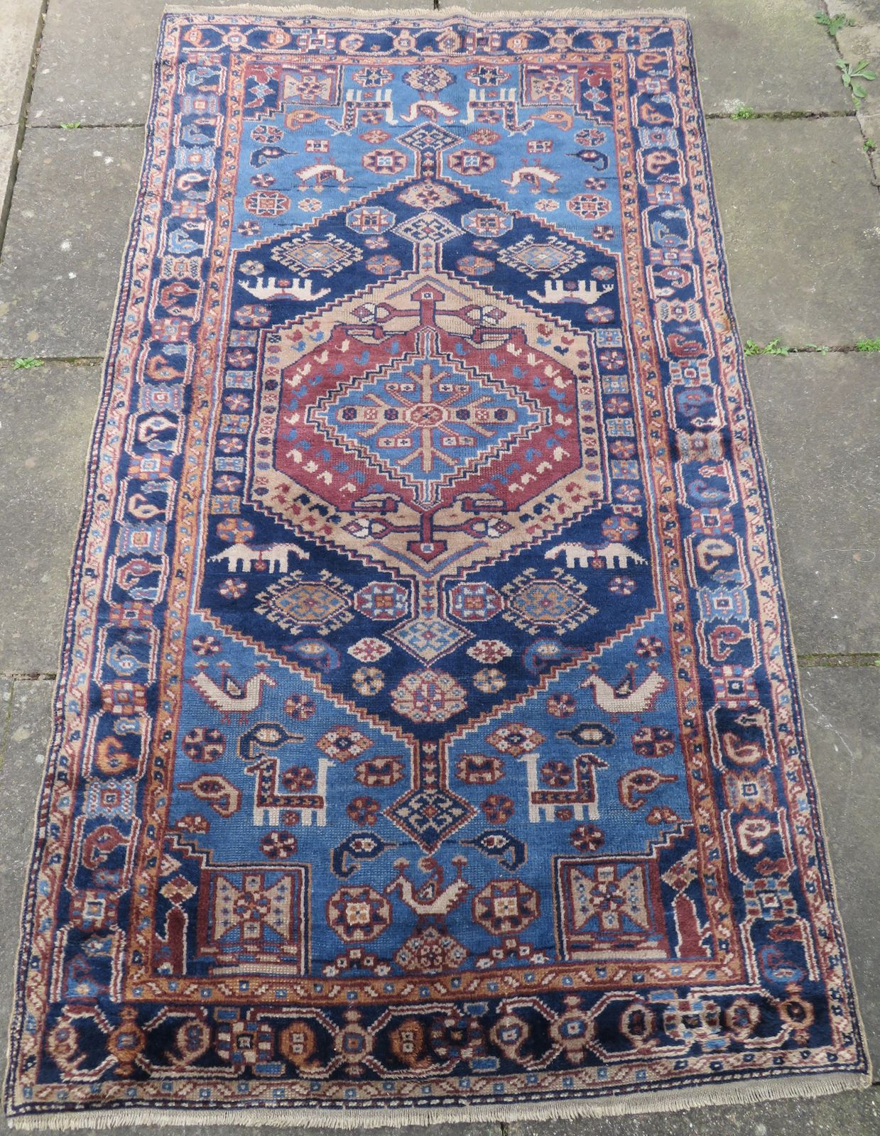 photo for sale Antique Turkish Yuruk Kurdish Rug. Eastern Anatolia. 217cm X 122cm.