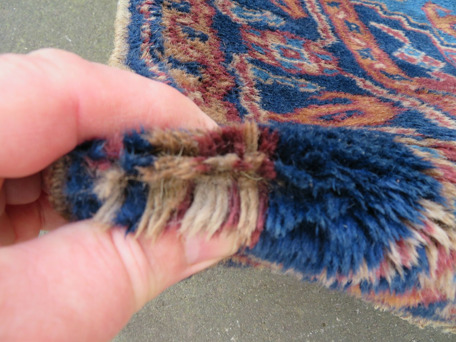 Textiles Antique Turkish Yuruk Kurdish Rug. Eastern Anatolia. 217cm X 122cm. photo
