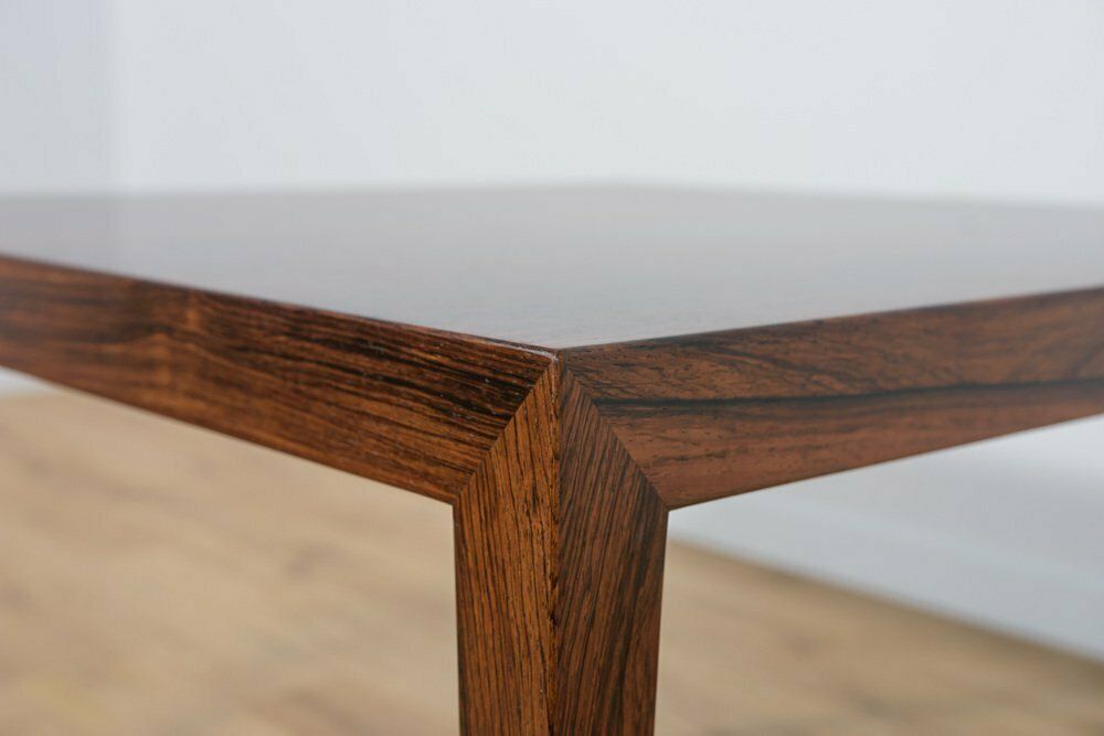 Mid Century Rosewood Coffee Table By Severin Hansen For Haslev Furniture Carpentry, 1960s photo vintage
