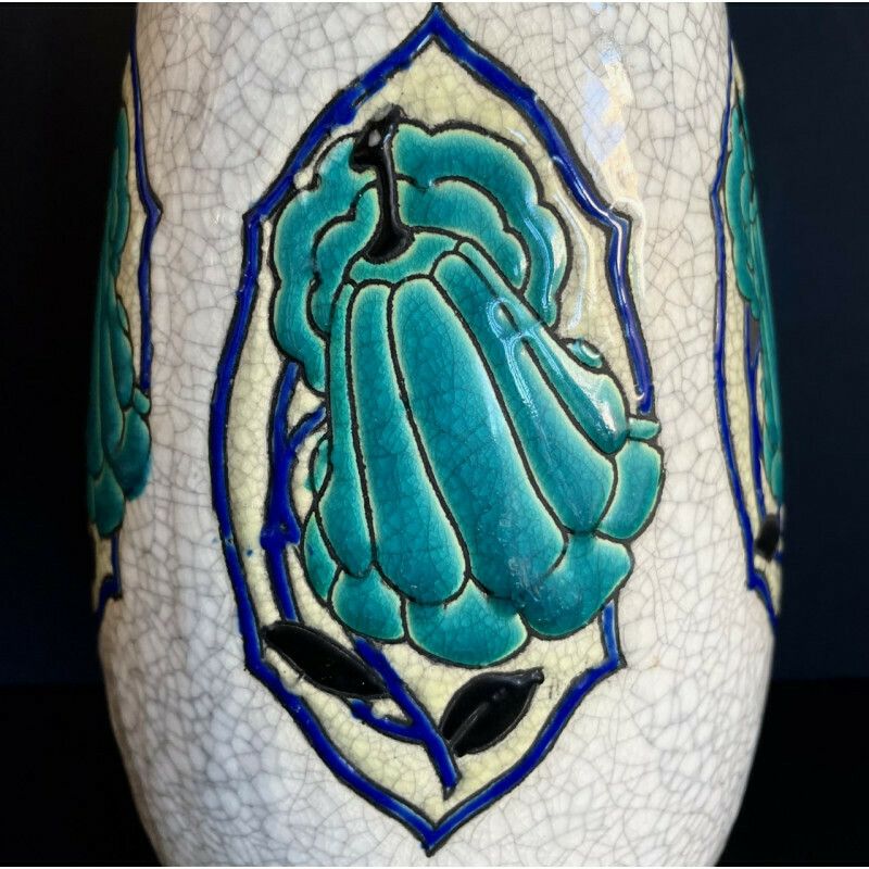 Vase Boch Keramis Maurice Dufrène La Maîtrise 1922 photo furniture