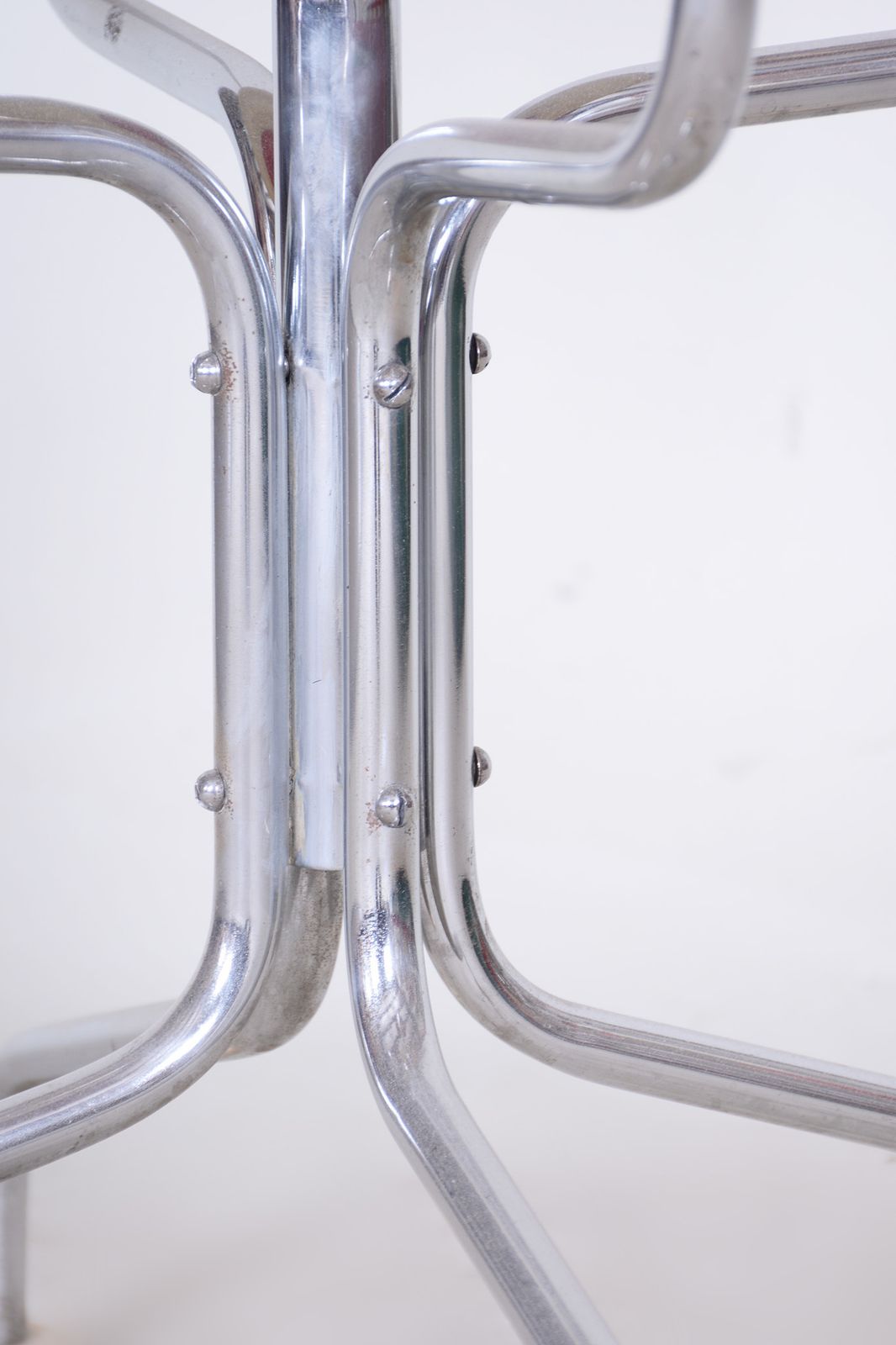 Czech Bauhaus Flower Stand Made Of Chrome Plated Steel, Very Well Preserved And Stable, Czechia, 1930s photo for sale
