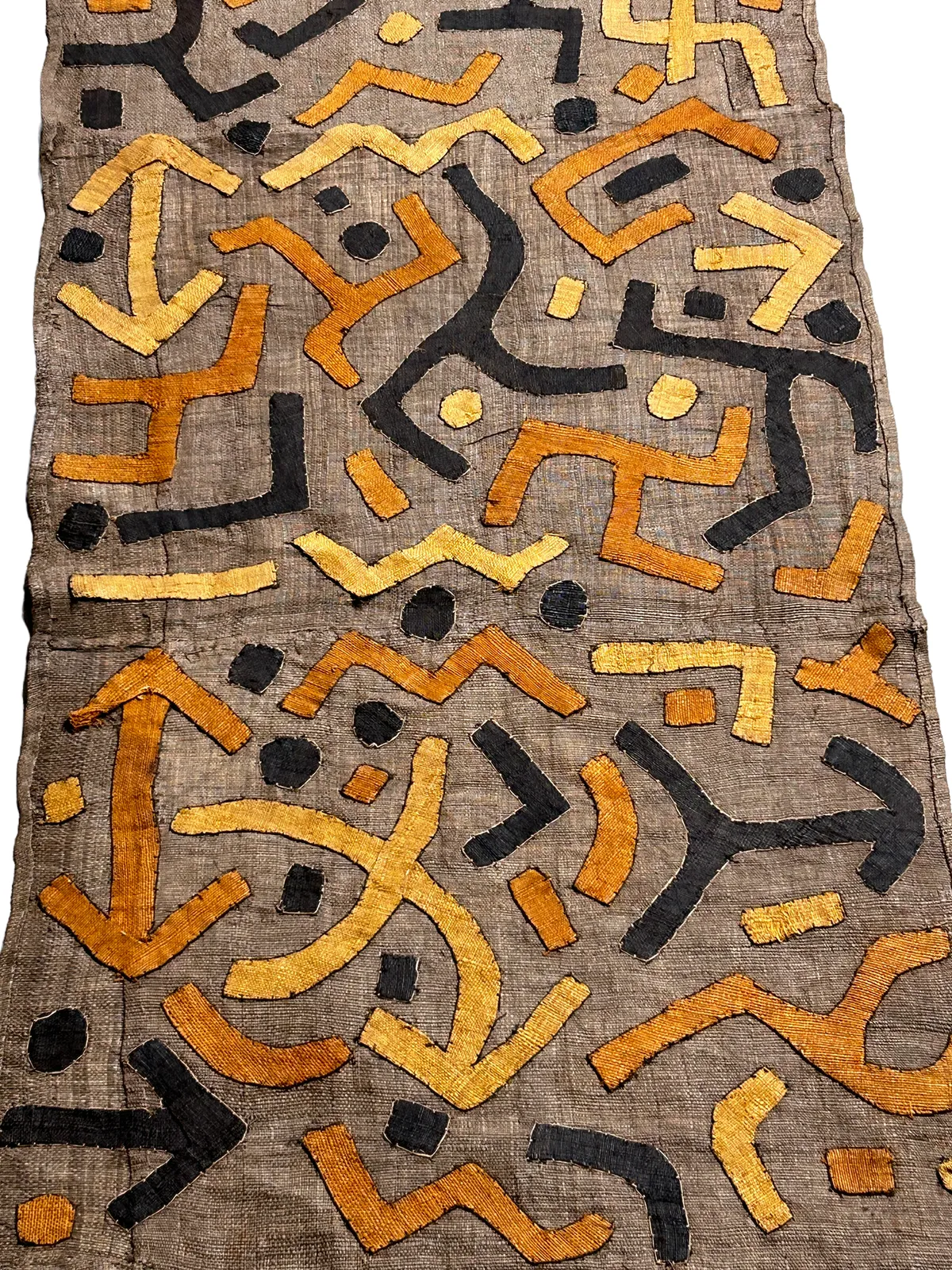 Old Kuba Cloth Democratic Republic Of Congo Tr86.01 photo Art