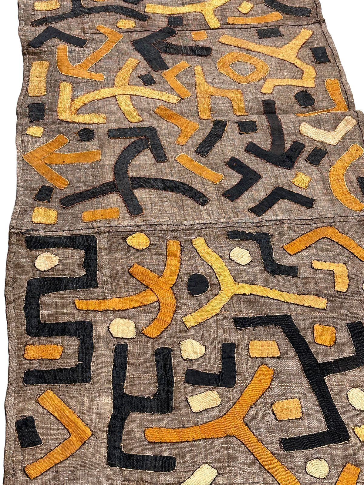 Old Kuba Cloth Democratic Republic Of Congo Tr86.01 photo 850.0