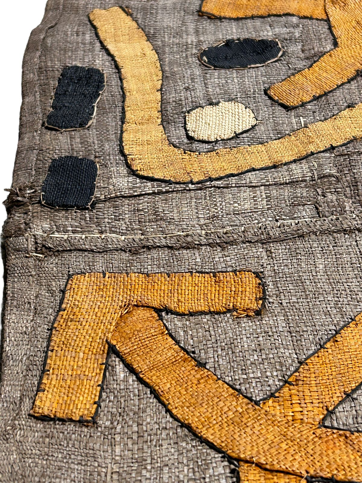 Old Kuba Cloth Democratic Republic Of Congo Tr86.01 photo vinterior
