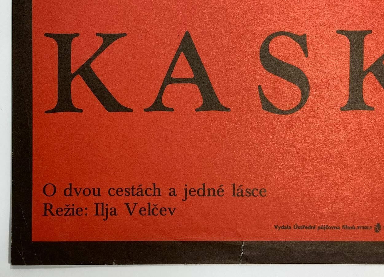 Original Film Poster, The Stand In, Vojmír Frič, 1975, Genuine Czech Vintage Print photo 51.0