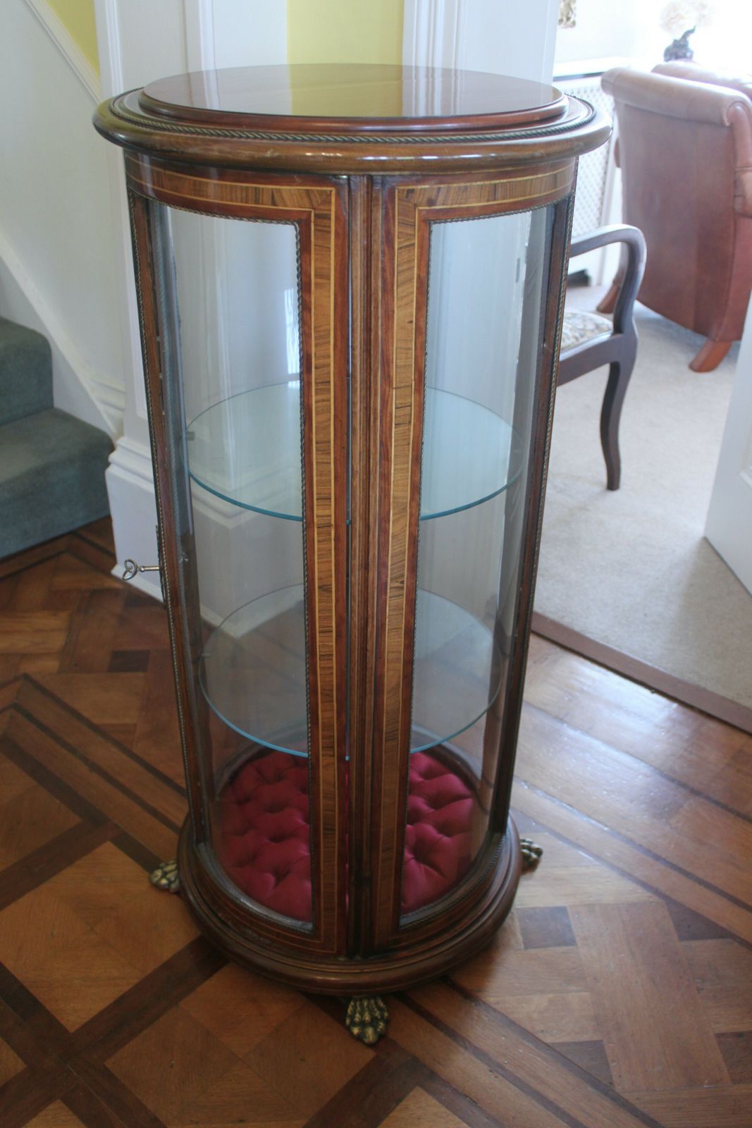 Late 19th Century Inlaid Vitrine/Bijouterie Cabinet photo Furniture