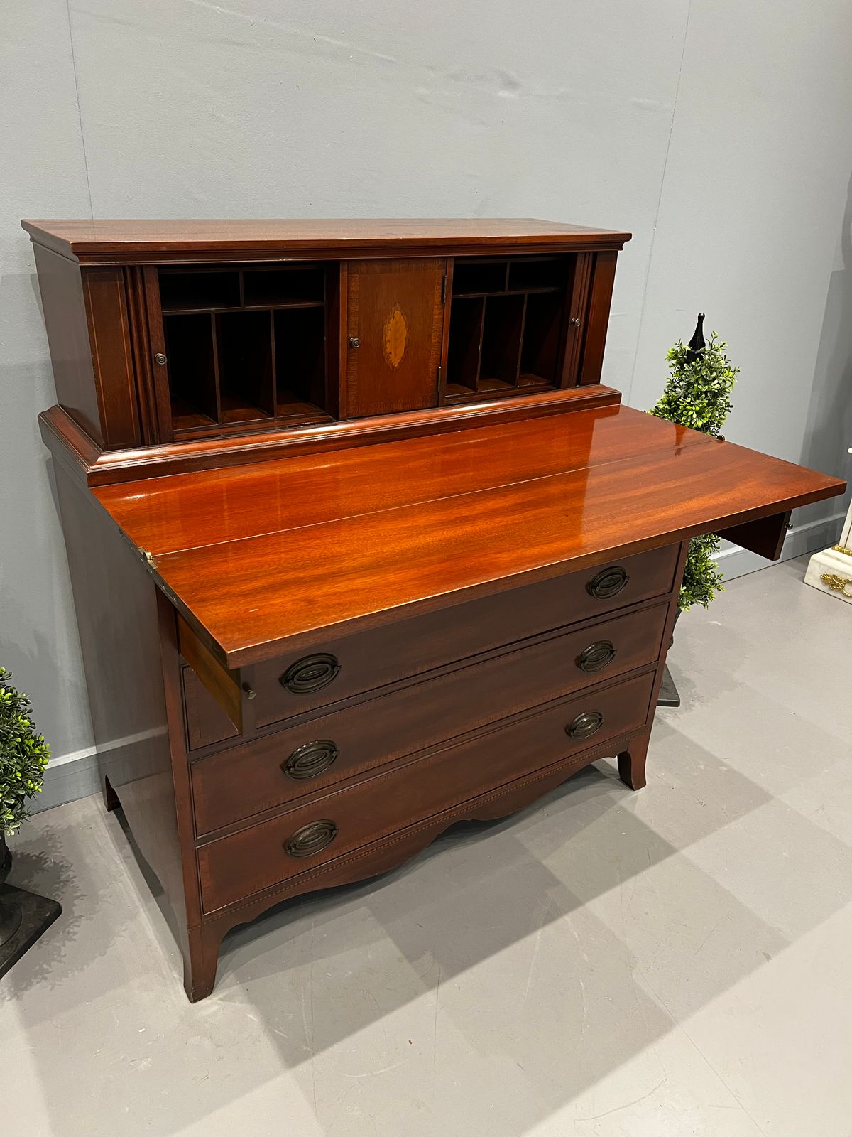 photo furniture Cambor Fronted Chest Of Drawers With Pull Over Leave To Use As A Desk