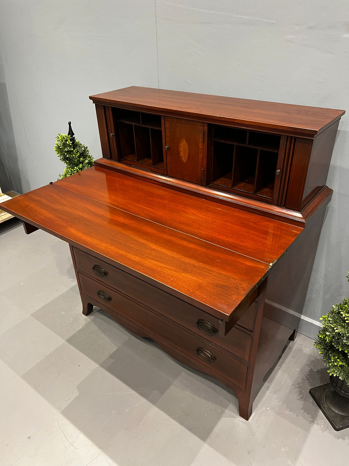 Furniture Cambor Fronted Chest Of Drawers With Pull Over Leave To Use As A Desk photo