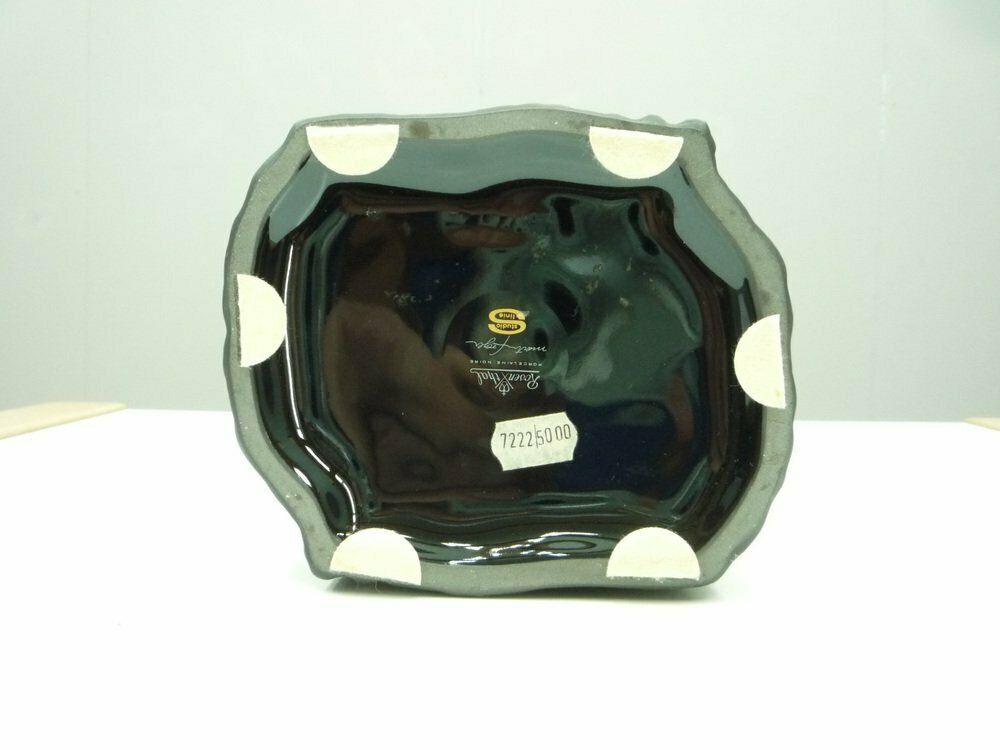 Black Op Art Porcelain Vase By Martin Freyer For Rosenthal, 1970s photo vintage