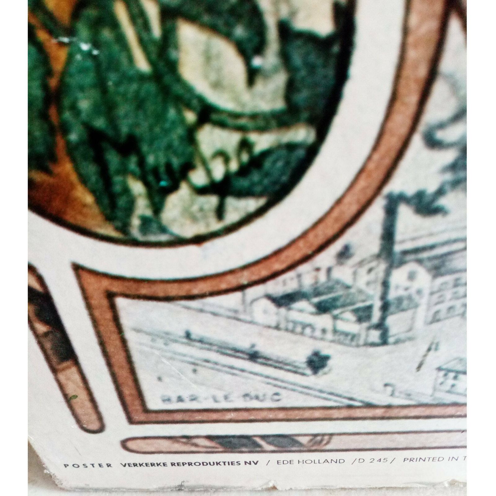 50's Large Vintage Bieres De La Meuse Print On Board   Alphonse Mucha   French Art Nouveau 1897 Fine Art Advertisement   Wall Hanging  29.5" photo buy