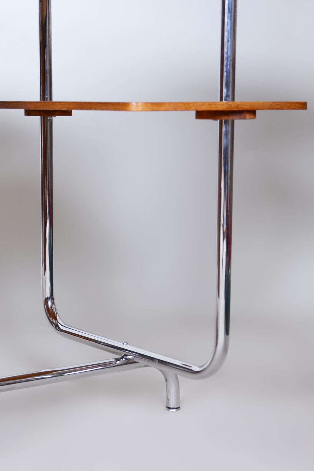 Restored Bauhaus Oak Writing Desk, Jindrich Halabala, Up Zavody, 1930s, Czechia photo vintage