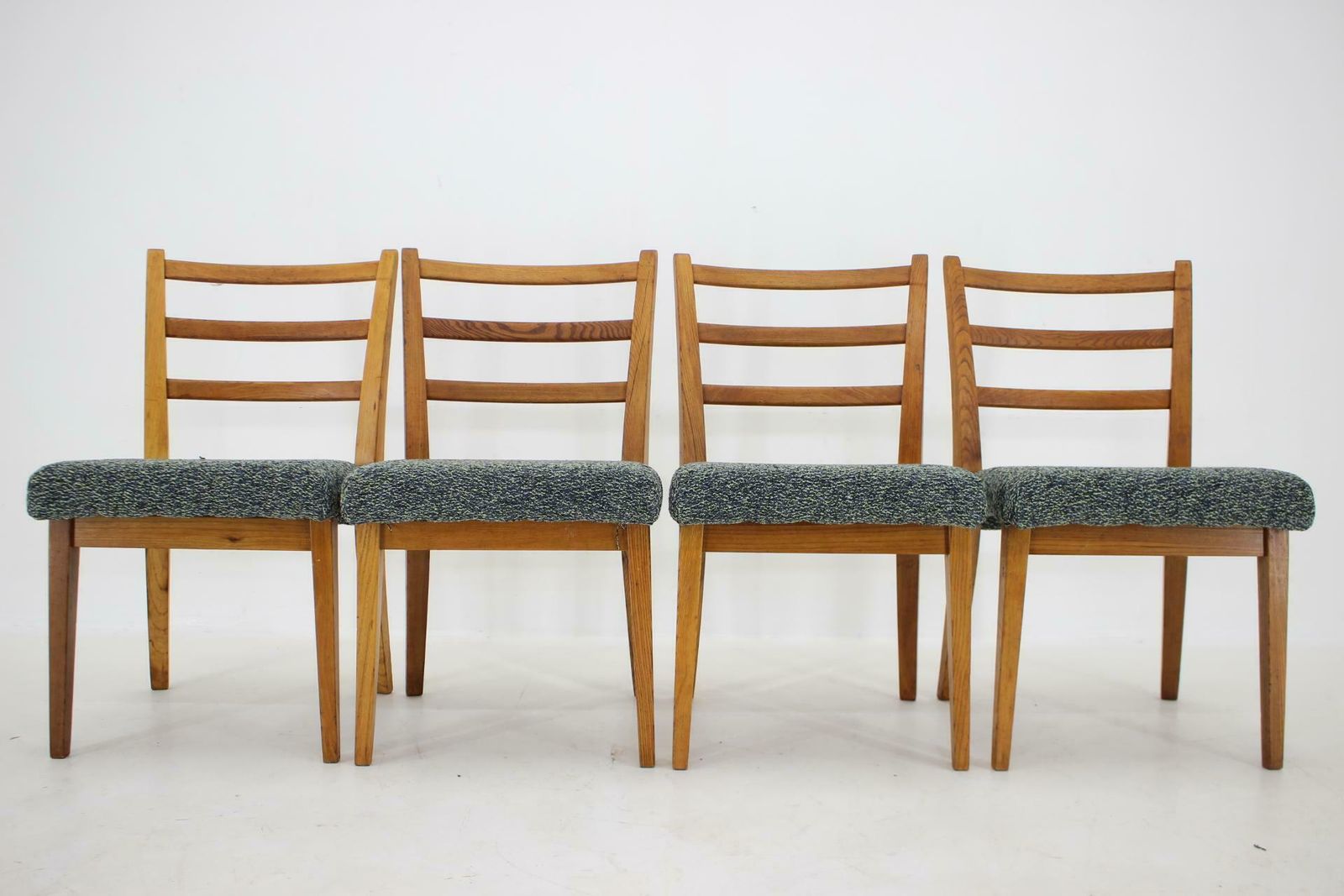 1960s Set Of 4 Oak Dining Chairs ,Czechoslovakia photo for sale