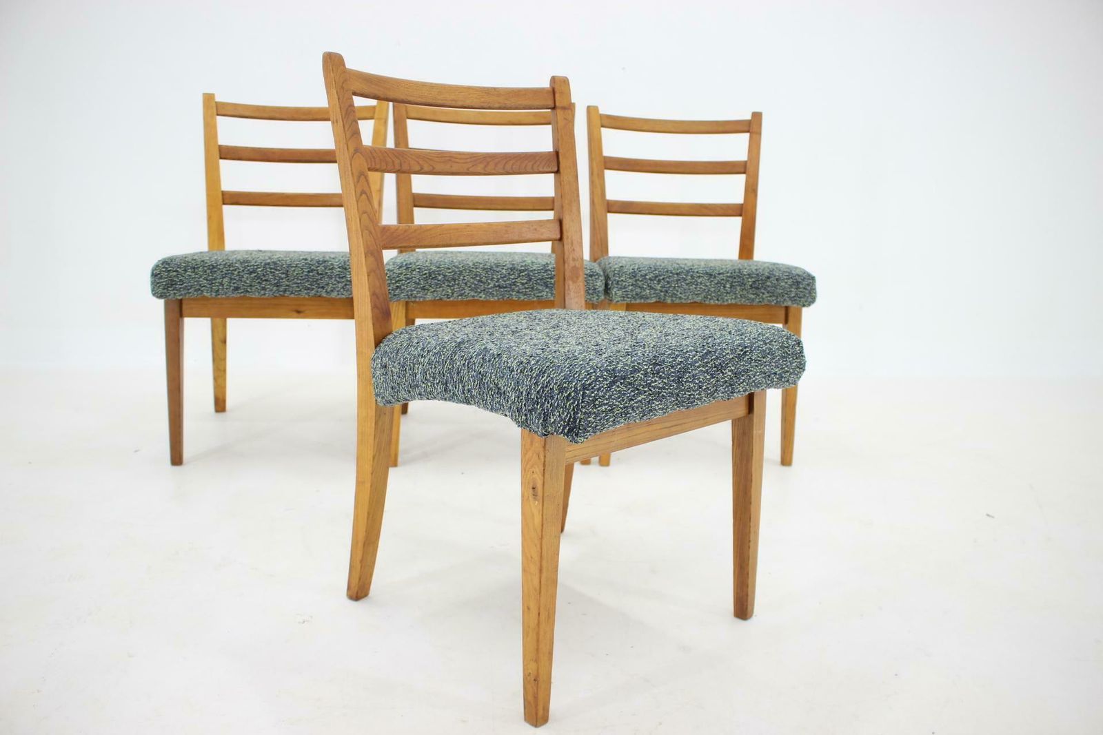 1960s Set Of 4 Oak Dining Chairs ,Czechoslovakia photo vinterior