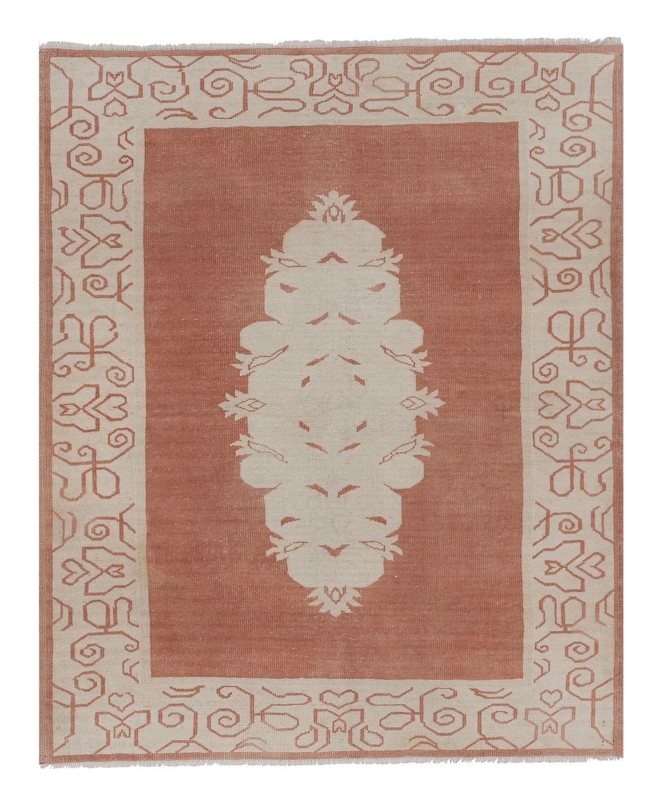 Vintage Sandstone Caucasian Rug 5'7'' X 6'9''