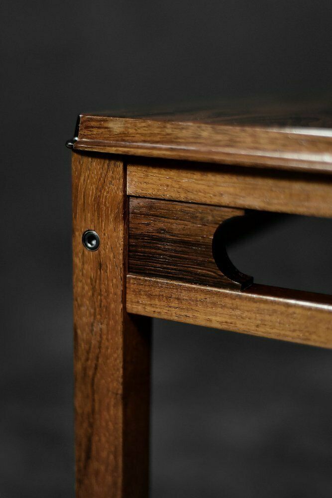 Mid Century Scandinavian Modern Rosewood Coffee Table By Rasmus Solberg For S Møbler, 1960s photo Furniture