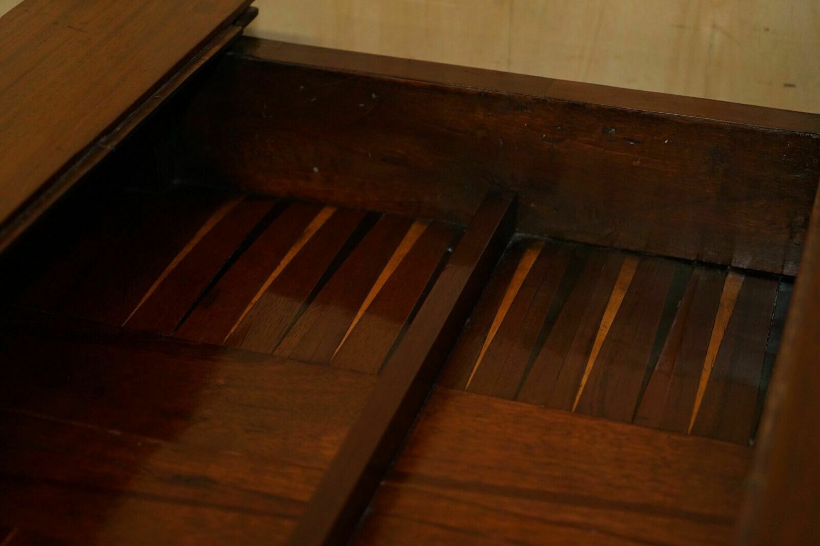 3850.0 Fully Restored Extending Antique Regency Sofa Table Inc Chess Board & Backgammon photo