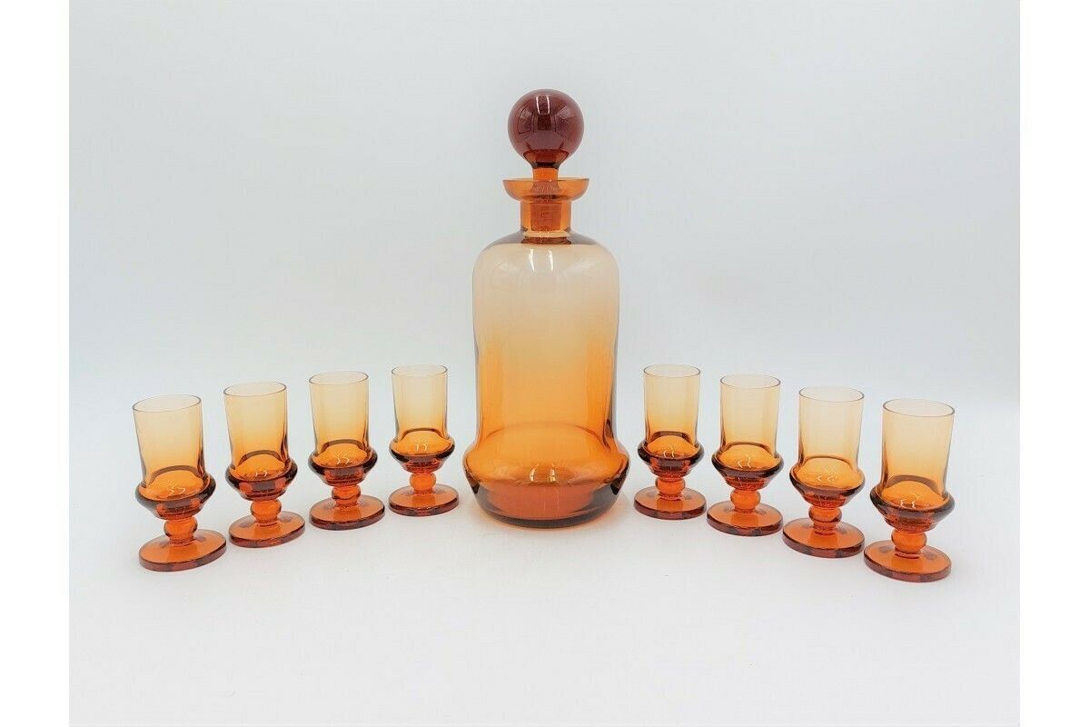 Art Deco Liqueur Set, Czech Republic, 1930s photo furniture
