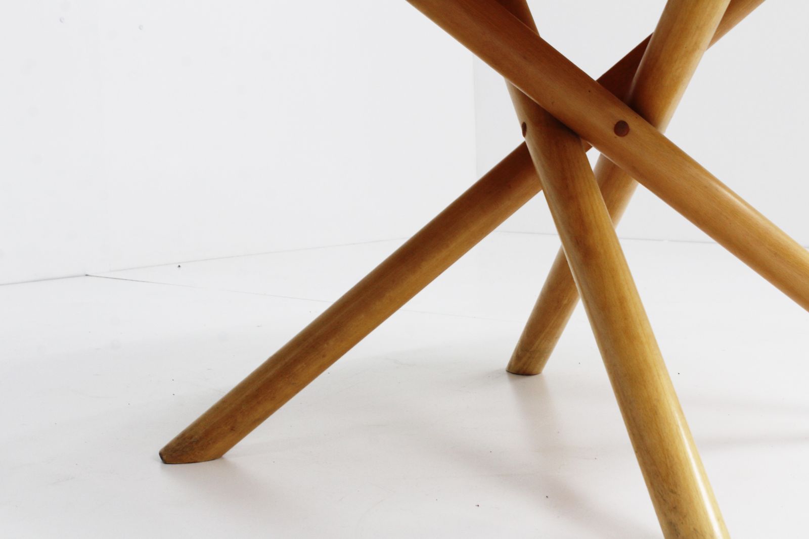 Vintage Solid Wood Oval Coffee Table photo buy