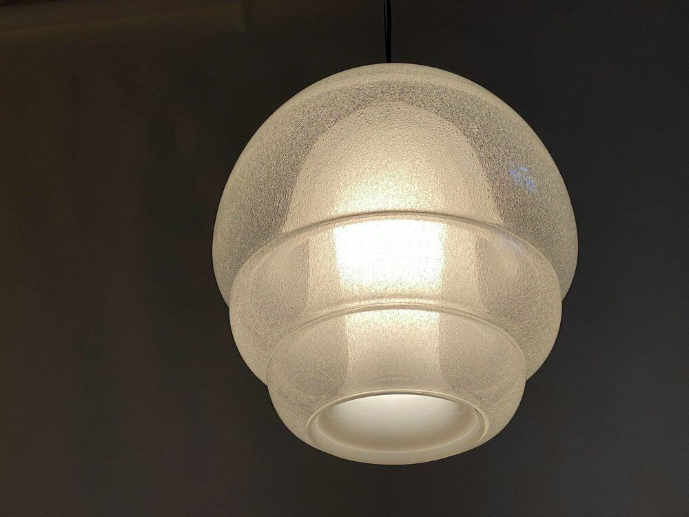 photo for sale Ls 134 Medusa Glass Hanging Lamp Attributed To Carlo Nason For Mazzega, 1960s