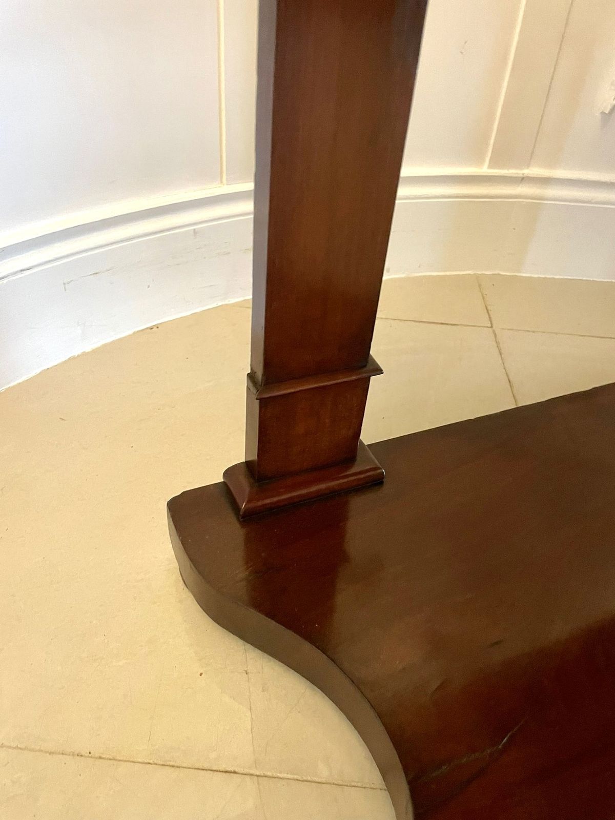 Quality 19th Century Antique Carved Mahogany Dressing Table photo for sale