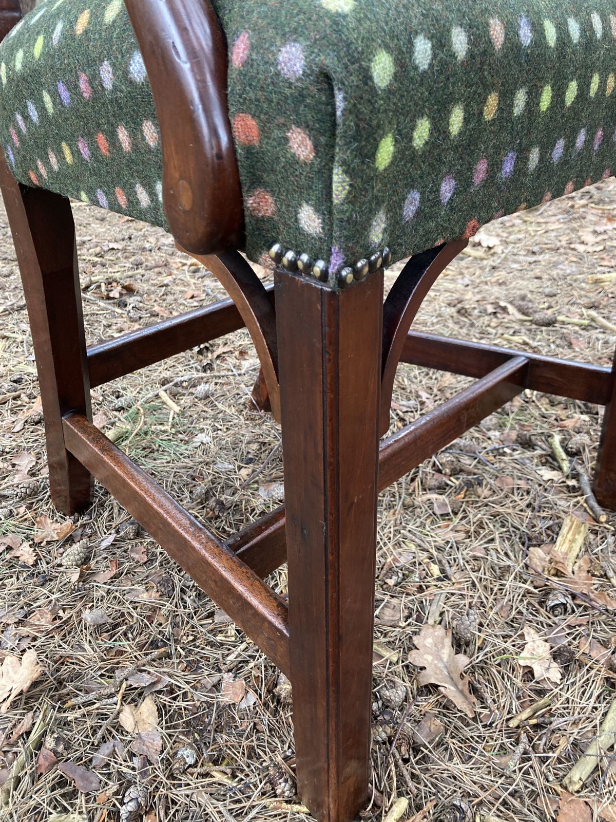 photo for sale Pair Of Mahogany Open Armchairs / Carvers, Circa 1830