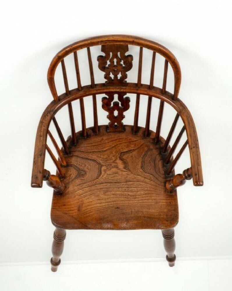 Elm Windsor Chair Georgian Farmhouse 1800 photo buy