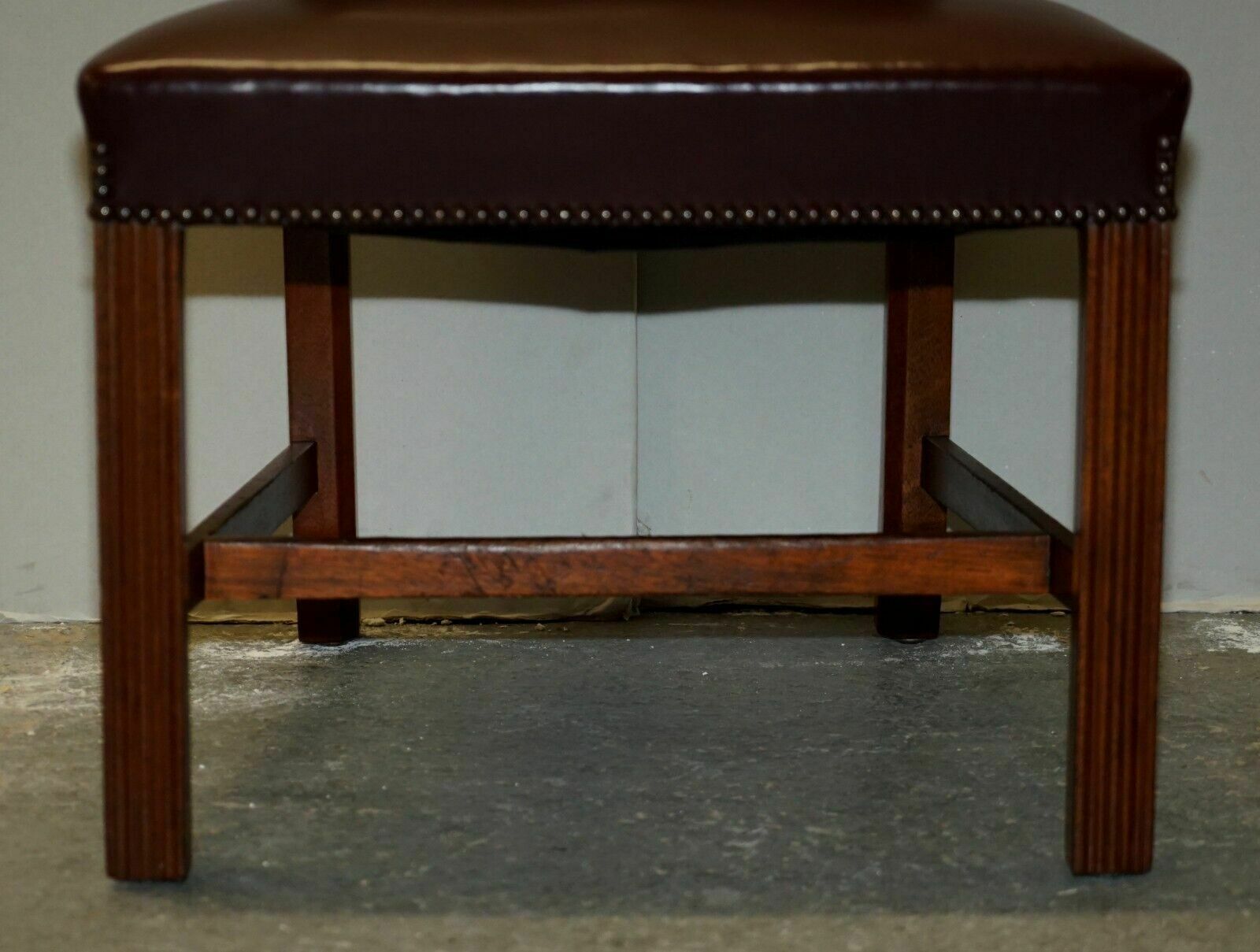 Leather Office Guest Chair From Princess Diana's Family Estate Spencer House photo 1950.0