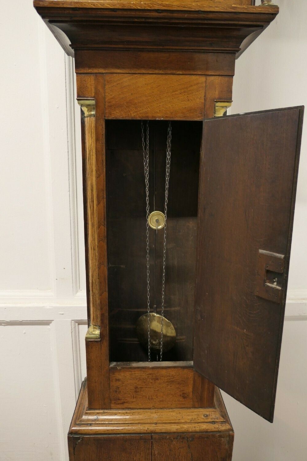 19th Century Welsh Country Oak Long Case Clock By Wm Jones Of Llanfyllin photo vinterior
