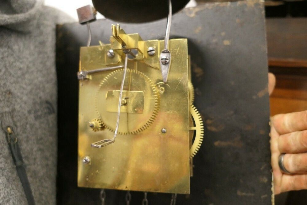 photo buy 19th Century Welsh Country Oak Long Case Clock By Wm Jones Of Llanfyllin