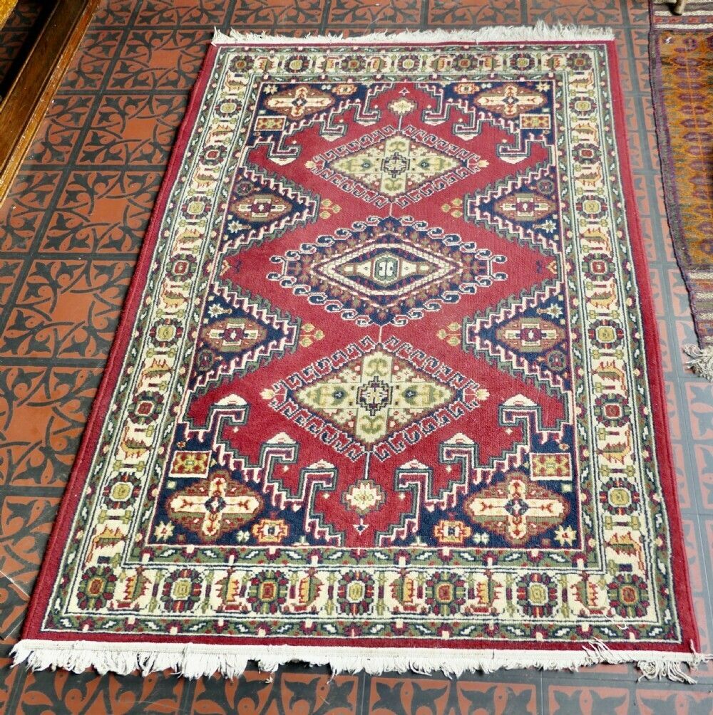 Vintage Tree Of Life Pattern Wool Carpet, Rug photo furniture