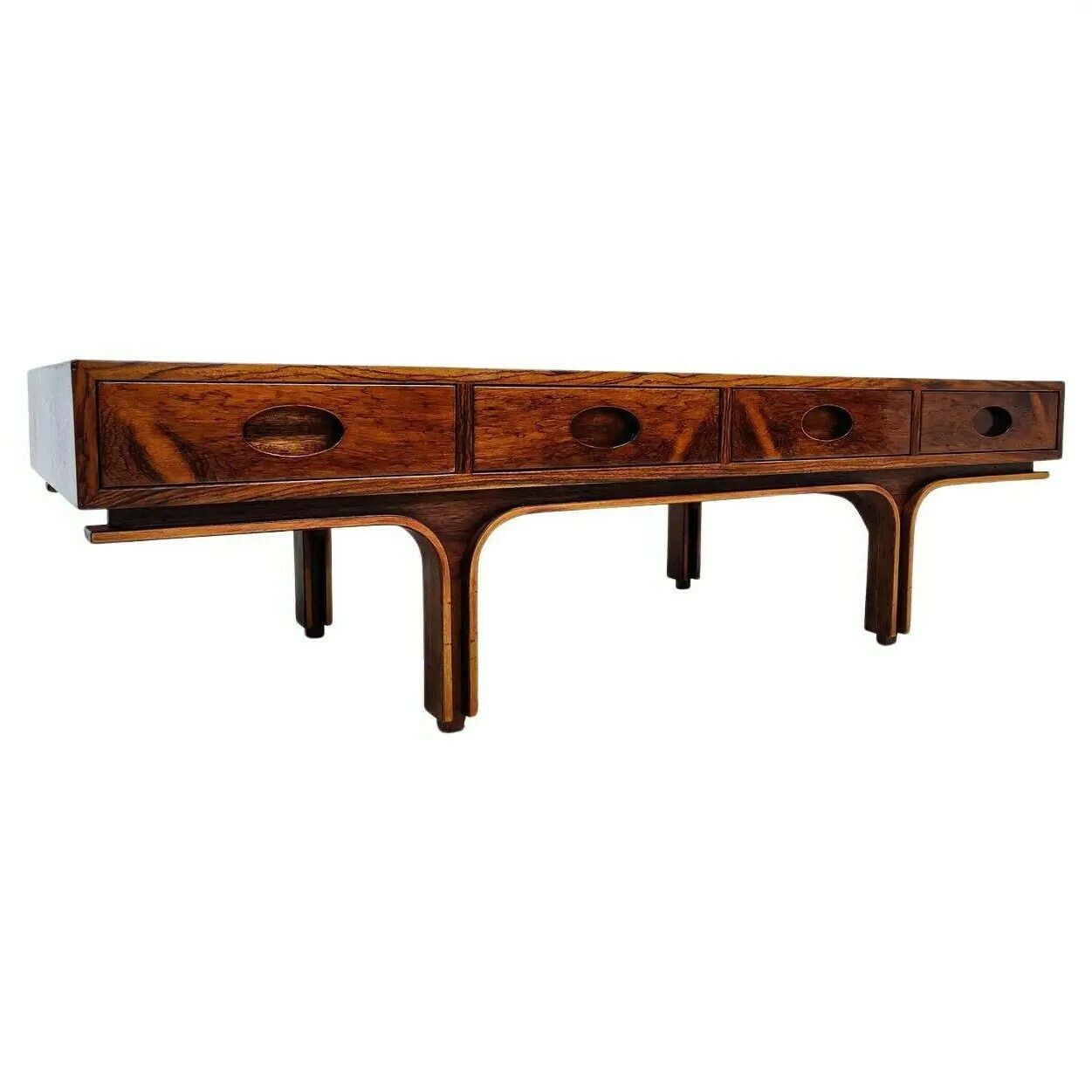 Italian Mid Century Coffee Table By Gianfranco Frattini For Bernini