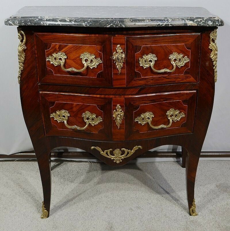 Small Tomb Commode In Precious Wood, Louis XIV / Louis XV Transition – 18th Century photo buy