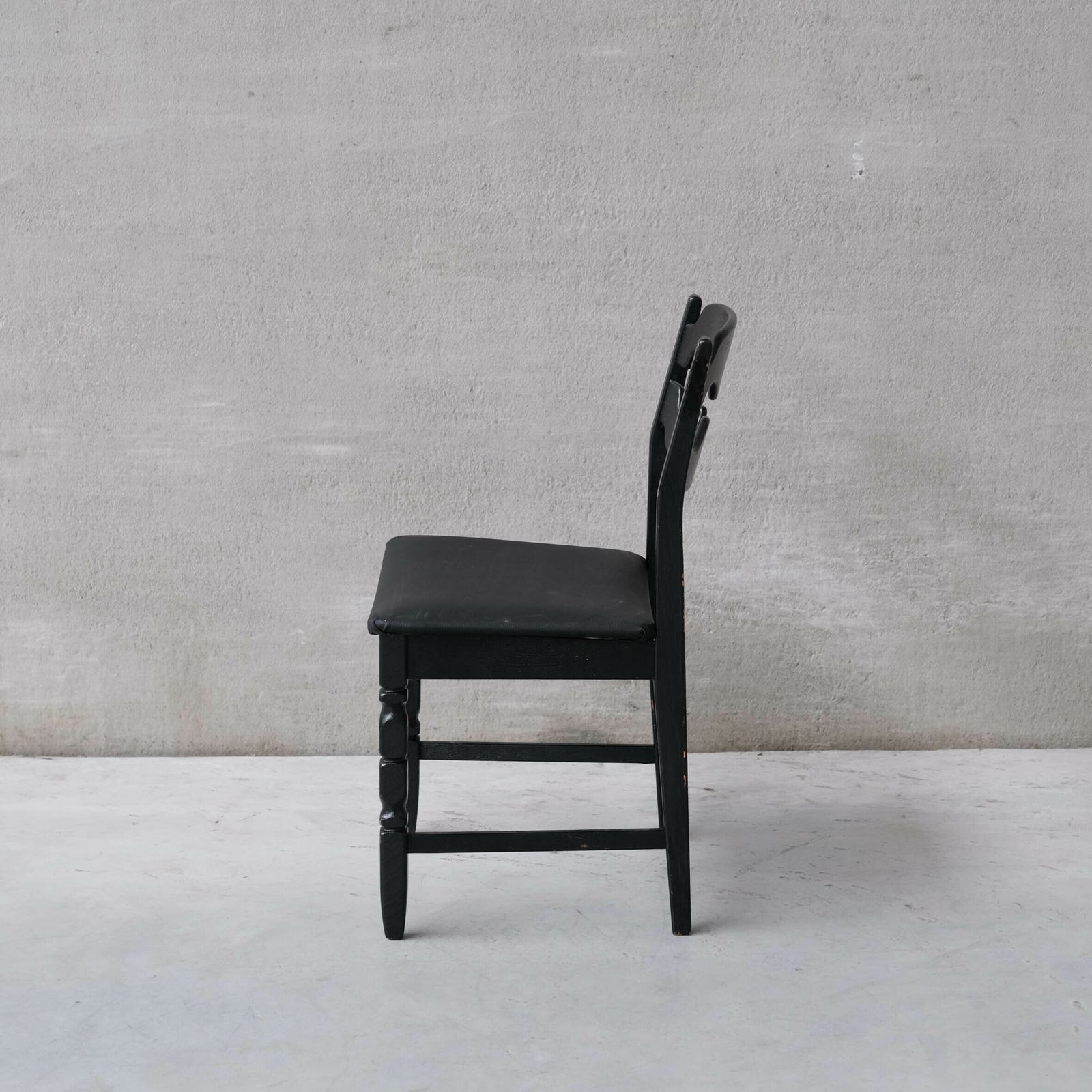 Henning Kjaernulf 'Razor' Mid Century Oak Danish Dining Chairs photo Furniture